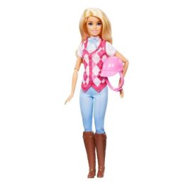 Muñeca barbie malibu jinete equitación. con su elegante conjunto de montar.