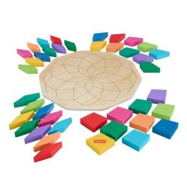 Fisher-Price-rompecabezas de mandala de madera-rompecabezas de patrón geométrico de 40 piezas HXT94 Precio: 44.164999624900005. SKU: B12WC2LYKH