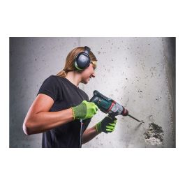 Wolfcraft Cascos Pro 4959000 Protector Auditivo con Orejeras SNR 30 dB para Trabajos de Alto Ruido y Entornos Eléctricos