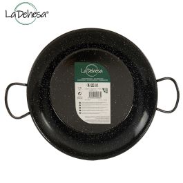 La Dehesa Sartén esmaltada negra con 2 asas, 24 cm, acero esmaltado (6 Unidades) La Dehesa Sartén esmaltada negra con 2 asas, 24 cm, acero esmaltado (6 Unidades)