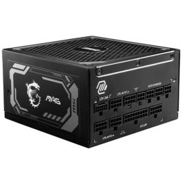 FUENTE ALIMENTACION MSI MAG A1250GL PCIE5,PSU,1250W,80 PLUS GOLD,MODULAR,135MM,ACTIVE PFC,PCI-E 5.1 (16 pin)x1,PCI-E (6+2 pin)x4,SATA (15 pin)x12 Precio: 199.49999993. SKU: B1JL8W9WAE