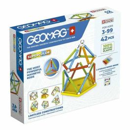Geomag green super colors construccion 42 piezas magneticas