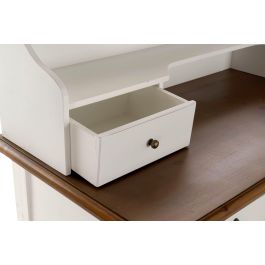 Escritorio DKD Home Decor Blanco Marrón Madera de Paulonia (90 x 40 x 101 cm) Escritorio DKD Home Decor Blanco Marrón Madera de Paulonia (90 x 40 x 101 cm)