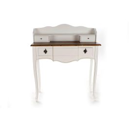 Escritorio DKD Home Decor Blanco Marrón Madera de Paulonia (90 x 40 x 101 cm) Escritorio DKD Home Decor Blanco Marrón Madera de Paulonia (90 x 40 x 101 cm)