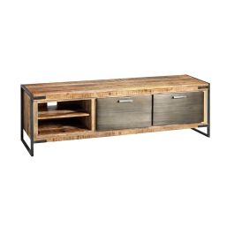 Mueble Tv Colonial DKD Home Decor Natural Negro 41 x 51 x 160 cm Precio: 460.99928123919995. SKU: B18PTL89ZF