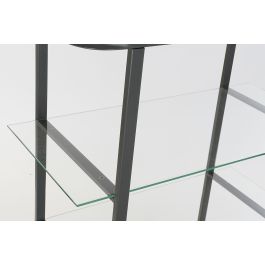 Estantería DKD Home Decor Cristal Metal Madera Marrón Gris oscuro 2 Estantes (80 x 40 x 121 cm) Estantería DKD Home Decor Cristal Metal Madera Marrón Gris oscuro 2 Estantes (80 x 40 x 121 cm)