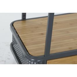 Estantería DKD Home Decor Cristal Metal Madera Marrón Gris oscuro 2 Estantes (80 x 40 x 121 cm) Estantería DKD Home Decor Cristal Metal Madera Marrón Gris oscuro 2 Estantes (80 x 40 x 121 cm)