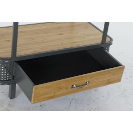 Estantería DKD Home Decor Cristal Metal Madera Marrón Gris oscuro 2 Estantes (80 x 40 x 121 cm) Estantería DKD Home Decor Cristal Metal Madera Marrón Gris oscuro 2 Estantes (80 x 40 x 121 cm)