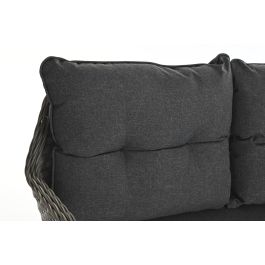 Sofa Terraza Y Jardin DKD Home Decor Marron Claro Gris Claro 72 x 76 x 127 cm Set de 4