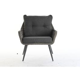 Sofa Terraza Y Jardin DKD Home Decor Marron Claro Gris Claro 72 x 76 x 127 cm Set de 4