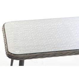 Sofa Terraza Y Jardin DKD Home Decor Marron Claro Gris Claro 72 x 76 x 127 cm Set de 4