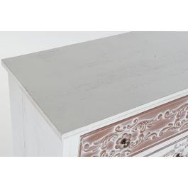 Comoda Arabe DKD Home Decor Blanco Marron 40 x 86 x 80 cm Comoda Arabe DKD Home Decor Blanco Marron 40 x 86 x 80 cm
