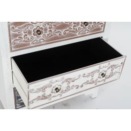 Comoda Arabe DKD Home Decor Blanco Marron 40 x 86 x 80 cm Comoda Arabe DKD Home Decor Blanco Marron 40 x 86 x 80 cm