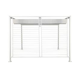 Pergola Terraza Y Jardin DKD Home Decor Blanco 296 x 225 x 296 cm