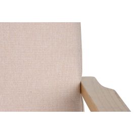 Mecedora Scandi DKD Home Decor Beige Natural 89 x 84 x 60 cm