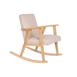 Mecedora Scandi DKD Home Decor Beige Natural 89 x 84 x 60 cm Precio: 192.79000059. SKU: B1C3GMBKM7