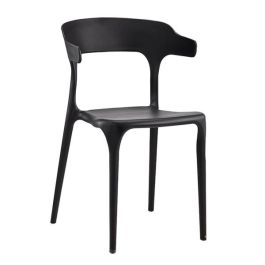 Silla Urban DKD Home Decor Negro 51 x 76.5 x 50 cm (4 Unidades) Precio: 199.49999993. SKU: B1F2ZHASBE