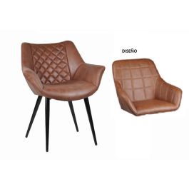 Silla Loft DKD Home Decor Camel Negro 64 x 82 x 68 cm (2 Unidades) Precio: 228.55689997579998. SKU: B1JNW6ZVYP