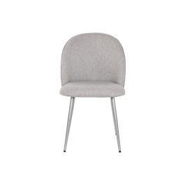 Silla Chic DKD Home Decor Gris Plateado 52 x 84 x 50 cm (2 Unidades)