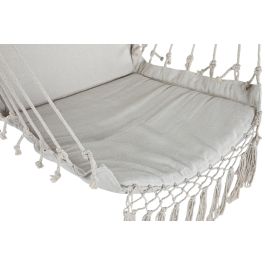 Silla Colgante DKD Home Decor Blanco Natural 50 x 130 x 90 cm