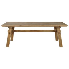 Mesa Comedor Alpino DKD Home Decor Natural 100 x 76 x 220 cm