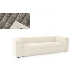 Sofa Moderno DKD Home Decor Gris Claro 95.5 x 66.5 x 224 cm Precio: 688.79000014. SKU: B176TRLS63