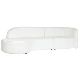 Sofa Moderno DKD Home Decor Blanco 107 x 73 x 299 cm