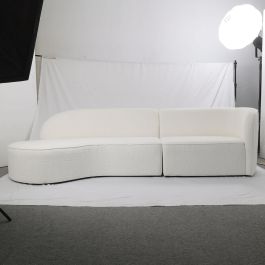 Sofa Moderno DKD Home Decor Blanco 107 x 73 x 299 cm