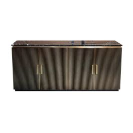 Buffet Moderno DKD Home Decor Negro Dorado 40 x 85 x 180 cm Precio: 1310.0549000484. SKU: B1G245EFPC