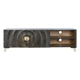 Mueble de TV Home ESPRIT Negro Metal Madera de mango 160 x 40 x 50 cm Precio: 587.69000015. SKU: B135BGEJAK