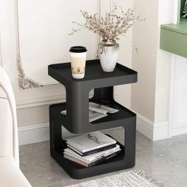 Mesita Auxiliar Urban DKD Home Decor Negro 40 x 54 x 40 cm Precio: 97.49999952. SKU: B1AELG46GS