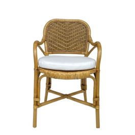 Silla Shabby DKD Home Decor Natural Blanco 62 x 86 x 55 cm