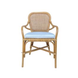 Silla Shabby DKD Home Decor Natural Blanco 62 x 86 x 55 cm