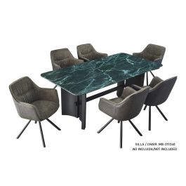 Mesa Comedor Moderno DKD Home Decor Negro Verde 100 x 76 x 200 cm