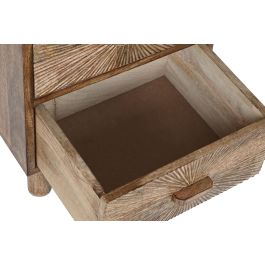 Mesita De Noche Moderno DKD Home Decor Natural 34 x 50 x 40 cm