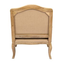 Butaca Item Home DKD Home Decor Blanco Natural 80 x 95 x 72 cm