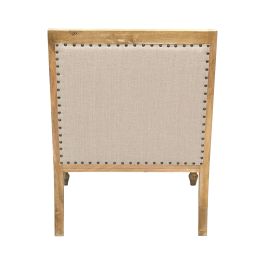 Butaca Item Home DKD Home Decor Blanco Natural 75 x 83 x 70 cm