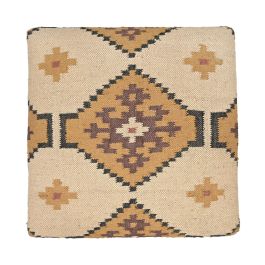 Reposapies Item Home DKD Home Decor Mostaza Beige 80 x 44 x 80 cm