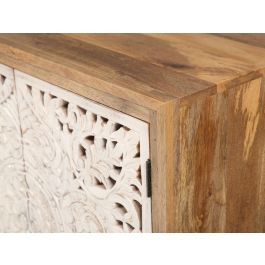 Buffet Item Home DKD Home Decor Natural Blanco 40 x 90 x 180 cm