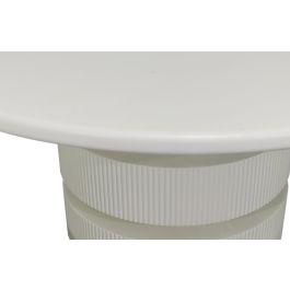 Mesa Redonda Comedor Chic DKD Home Decor Blanco 120 x 80 x 120 cm