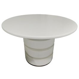 Mesa Redonda Comedor Chic DKD Home Decor Blanco 120 x 80 x 120 cm Precio: 561.1859004961. SKU: B1AMYNRSDP