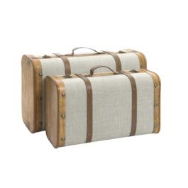 Baul Alpino DKD Home Decor Marron Beige 37 x 24 x 60 cm Set de 2 Precio: 120.74589944339999. SKU: B124MFHH48