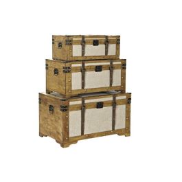 Baul Alpino DKD Home Decor Marron Beige 49 x 45 x 80 cm Set de 3 Precio: 234.89000007. SKU: B157WSEWRT