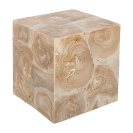 Mesita Auxiliar Item Home DKD Home Decor Natural 30 x 45 x 30 cm