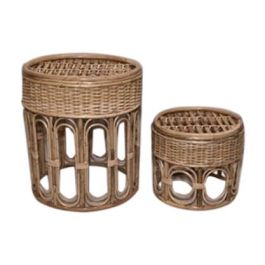 Mesita Auxiliar Balines DKD Home Decor Natural 42 x 47 x 42 cm Set de 2 Precio: 108.7668997096. SKU: B17JRYG54W