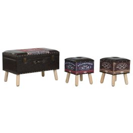 Baul Atlantico DKD Home Decor Multicolor Marron 40 x 45 x 70 cm Set de 3 Precio: 157.58999949. SKU: B15ZDH7LBK