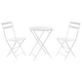 Mesa Terraza Y Jardin DKD Home Decor Blanco 60 x 71 x 60 cm Set de 3 Precio: 120.89000011. SKU: B1HA8LSFLF