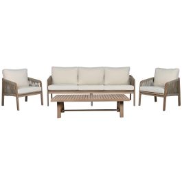 Sofa Terraza Y Jardin DKD Home Decor Marron Blanco 79 x 68 x 182 cm Set de 4 Precio: 1292.49999978. SKU: B143XQW6G2