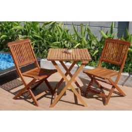 Mesa Terraza Y Jardin DKD Home Decor Marron 60 x 74 x 60 cm Set de 3