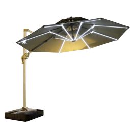 Parasol Terraza Y Jardin DKD Home Decor Marron Claro Gris Oscuro 350 x 280 x 290 cm Precio: 431.68999995. SKU: B1AR32FAXQ